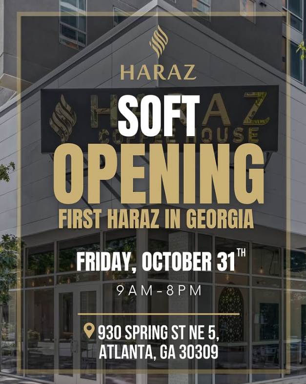 HARA ANNUAL VII カフェ Soft Opening of Haraz Coffee House in Atlanta — Atlanta Coffee Shops